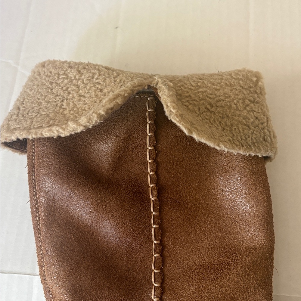 Timberland Earthkeepers Shoreham Tall Fold Down boots,tan/brown leather,size 9.5 - Picture 14 of 14